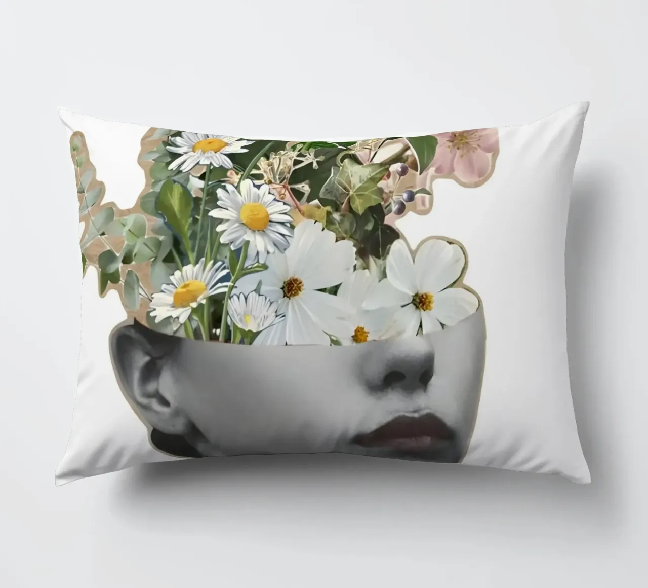 Una mente in fiore cuscino da Pixel Boy