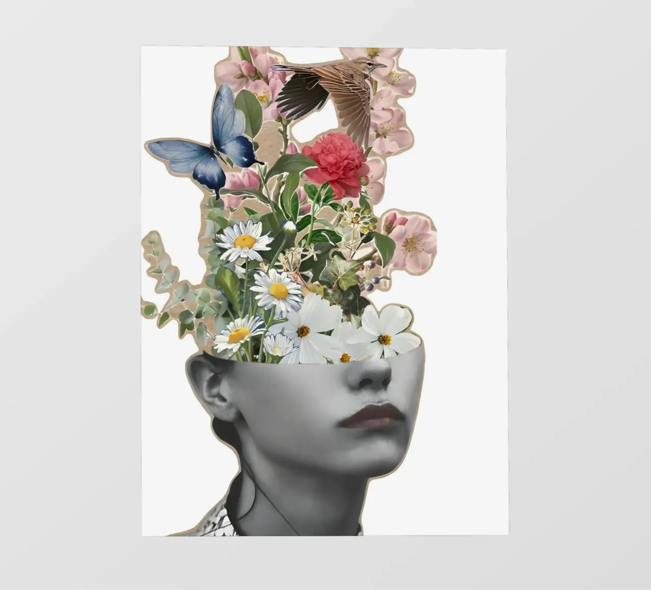 Una mente in fiore telo in pvc da Pixel Boy