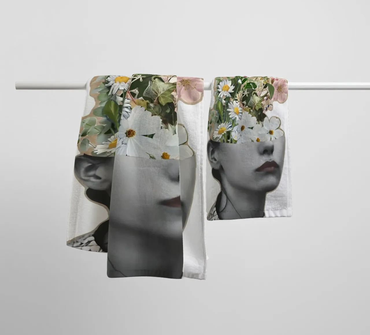 Una mente in fiore asciugamano da bagno da Pixel Boy
