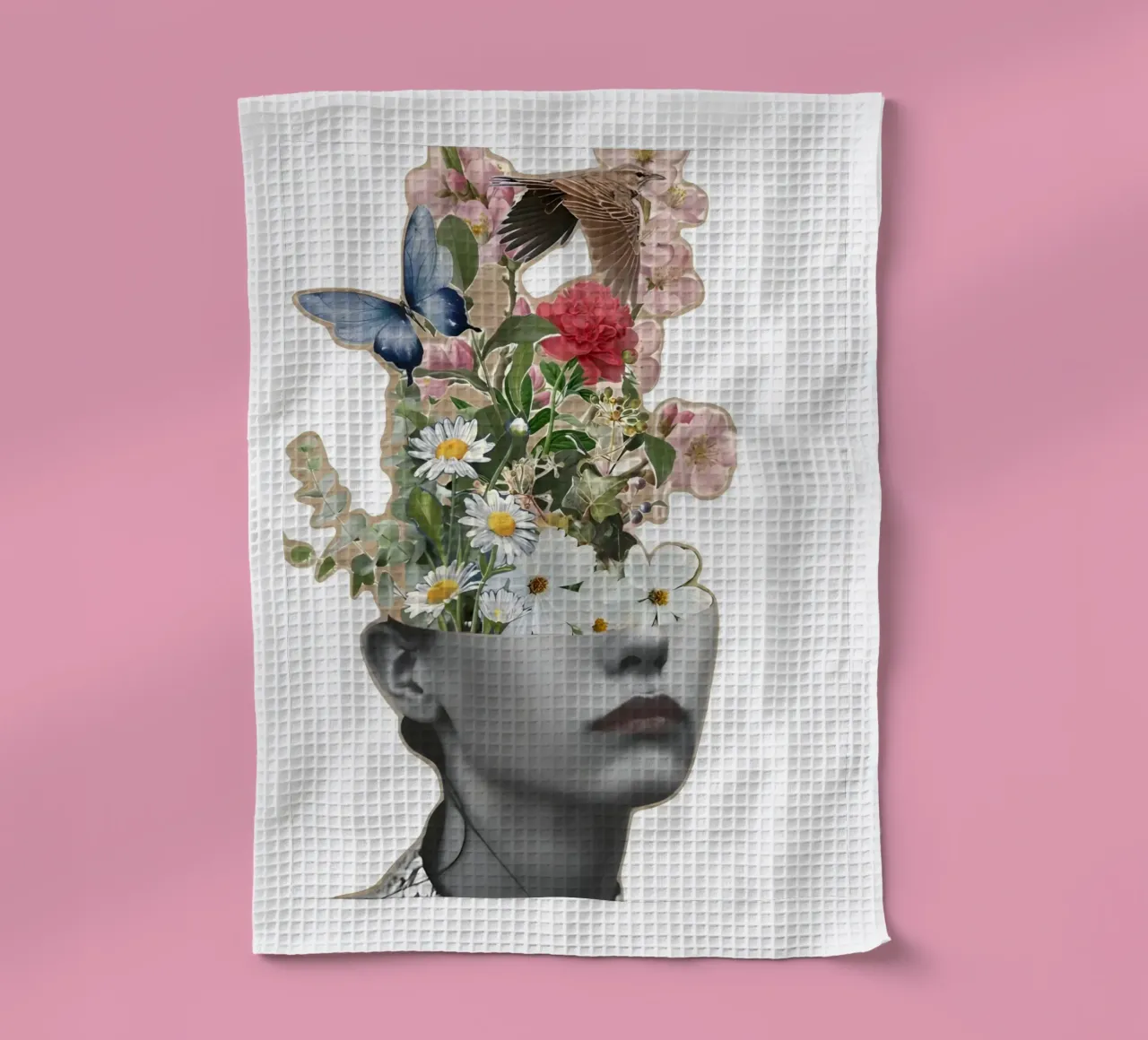 Un esprit en fleurs torchon de Pixel Boy