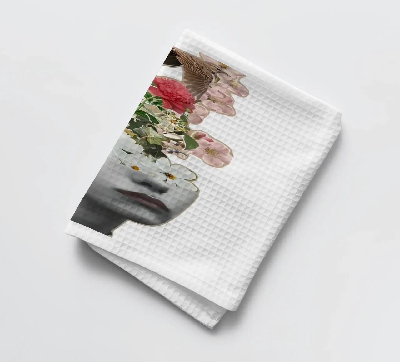 Un esprit en fleurs torchon de Pixel Boy