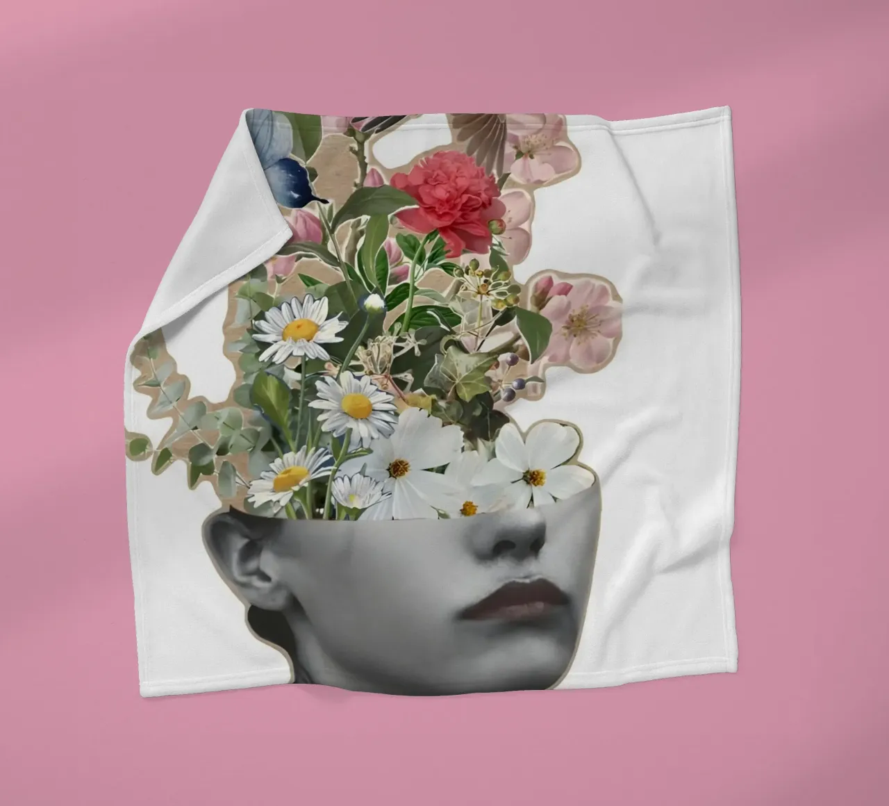 Una mente in fiore coperta in pile da Pixel Boy