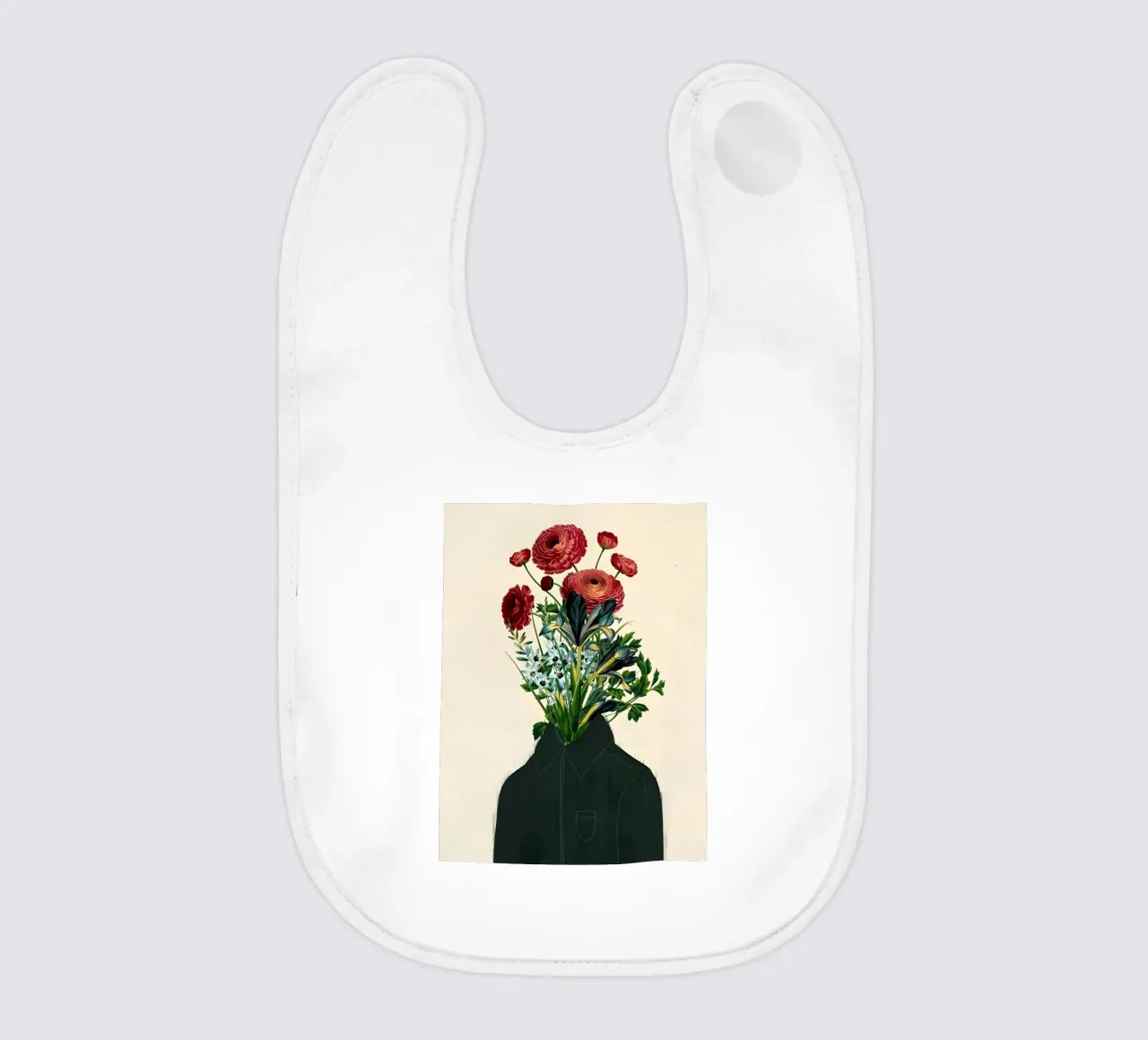 Fioritura formale bavaglino da Pixel Boy