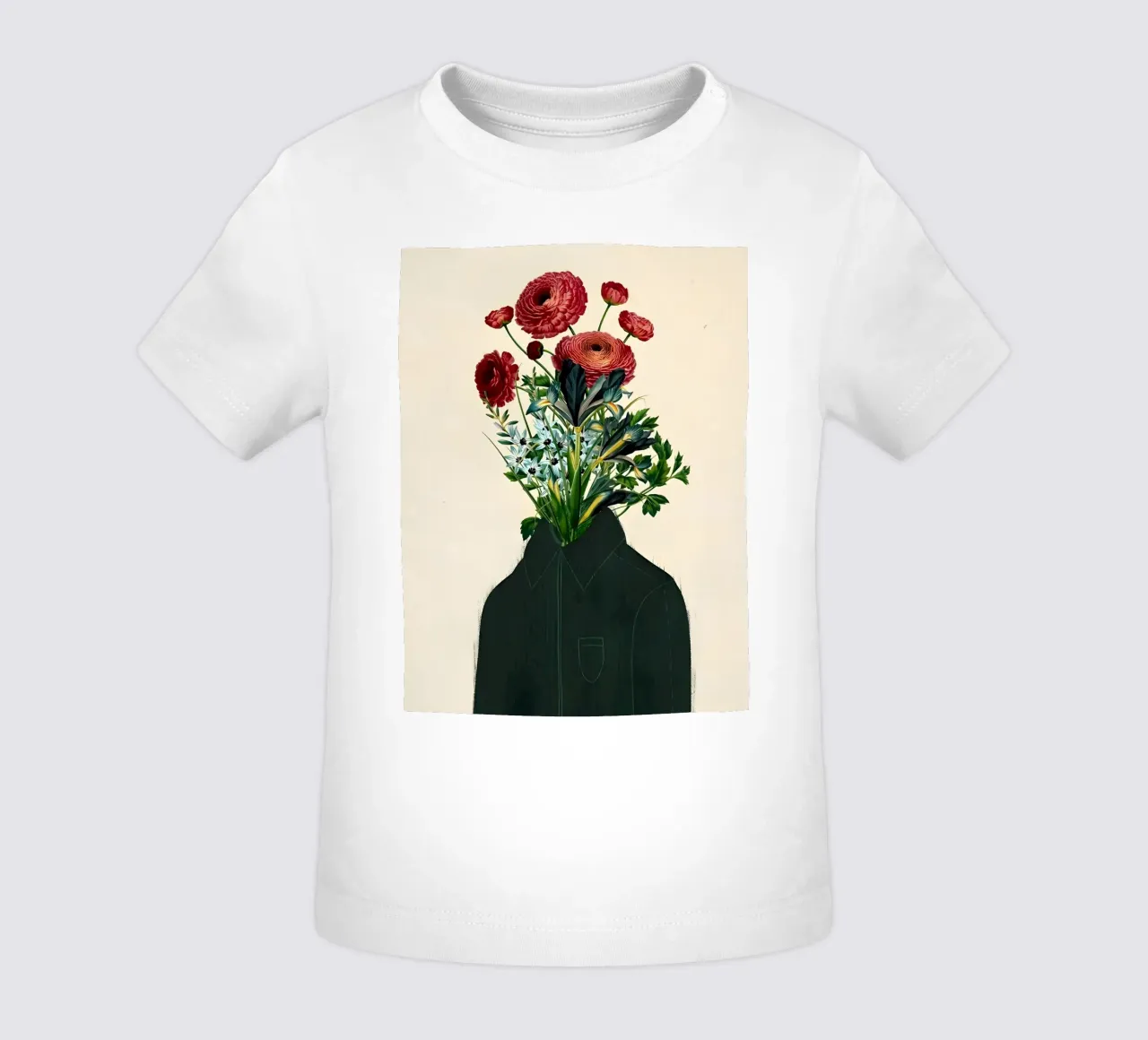 Fioritura formale maglietta neonato da Pixel Boy