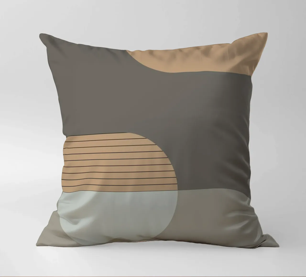 Lin et pierre - Composition abstraite coussin de KHouse Studio