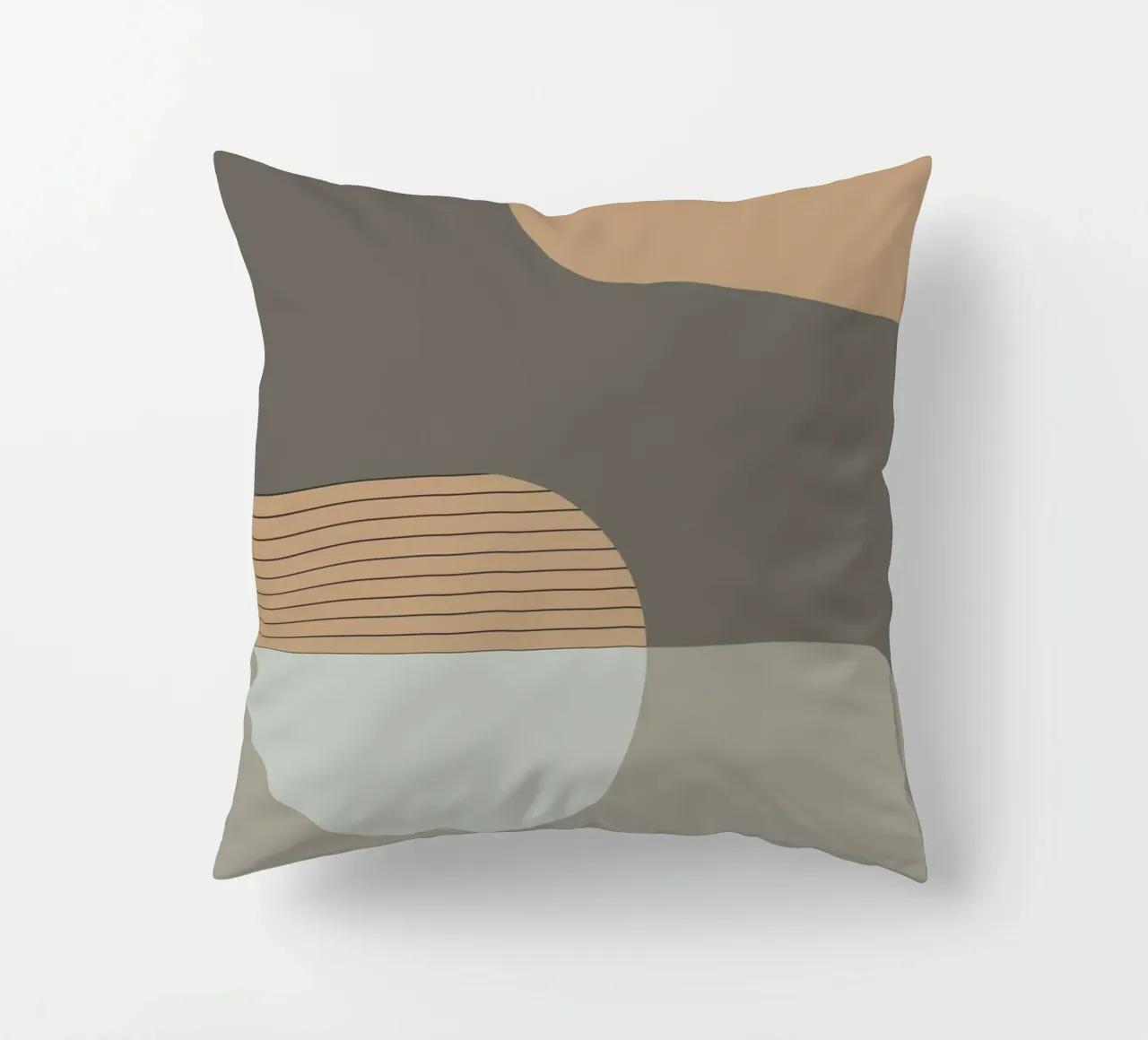 Lin et pierre - Composition abstraite coussin de KHouse Studio