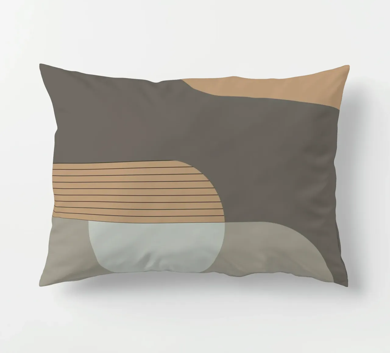 Lin et pierre - Composition abstraite coussin de KHouse Studio