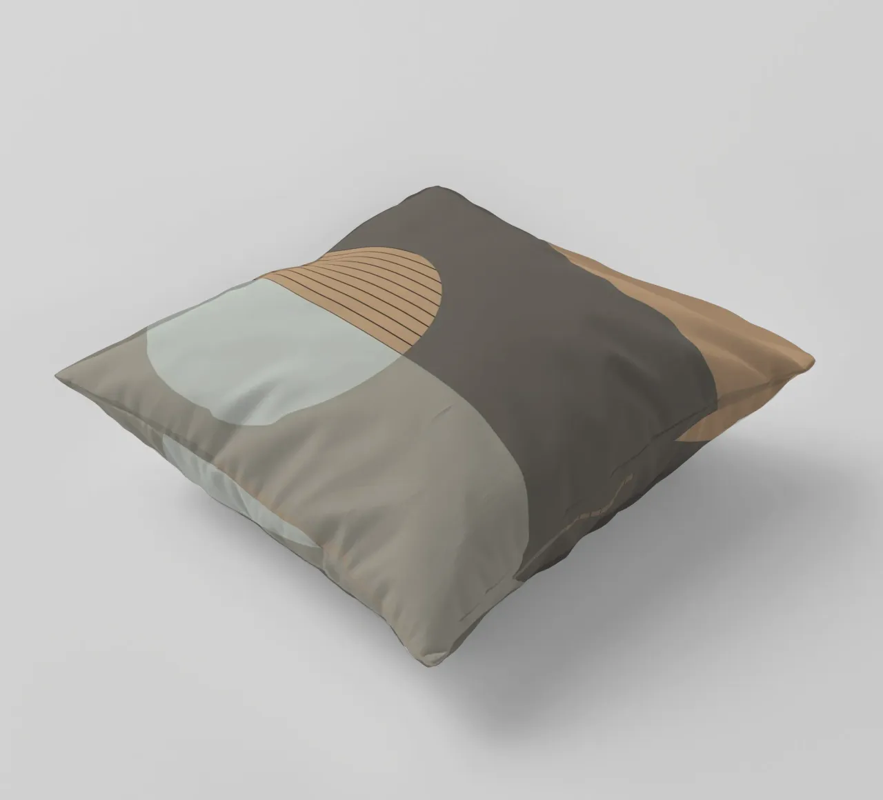 Lin et pierre - Composition abstraite coussin de KHouse Studio