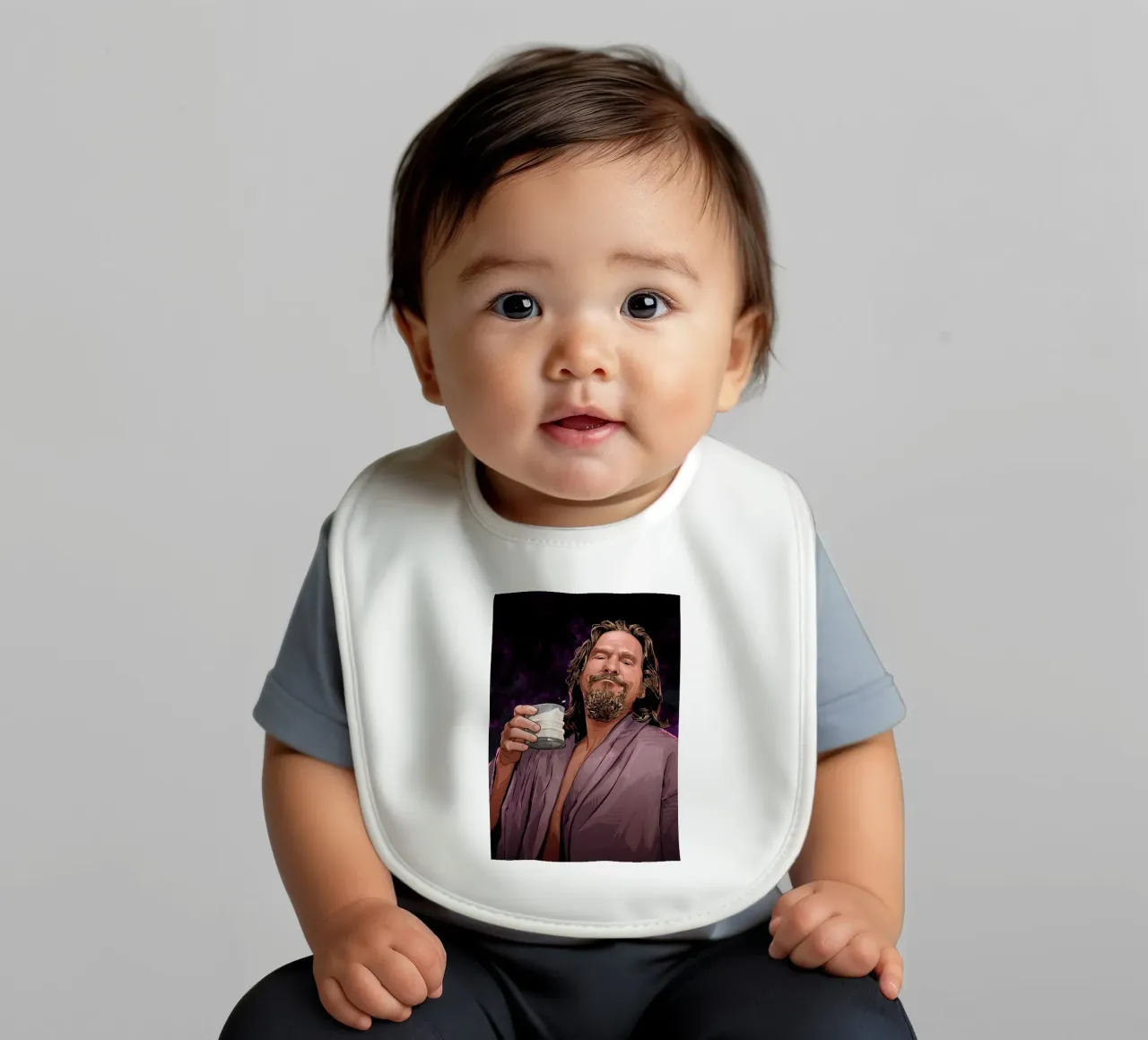 Big Lebowski baby bib by nabakumov