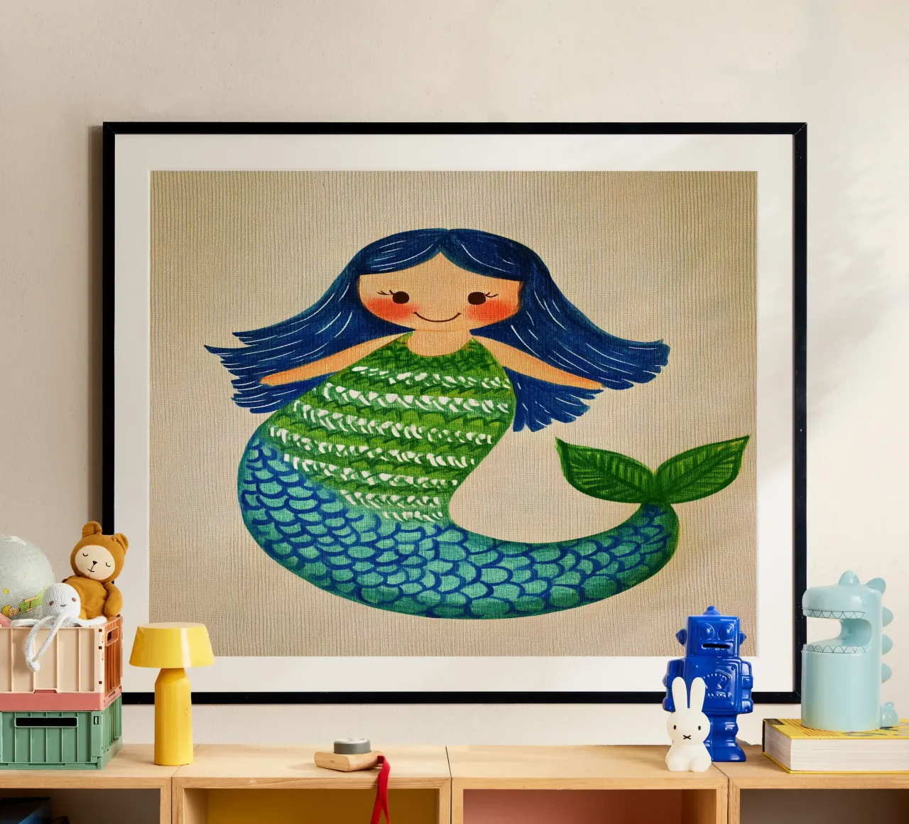 Sirenetta poster da Curious Canvas