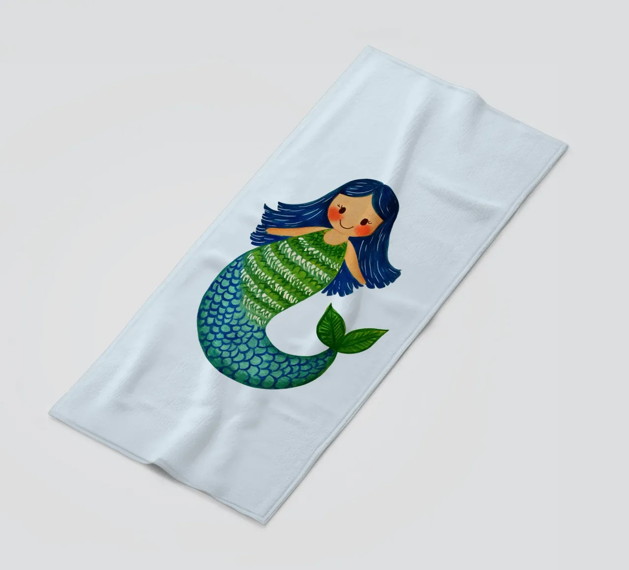 Sirenetta telo mare da Curious Canvas