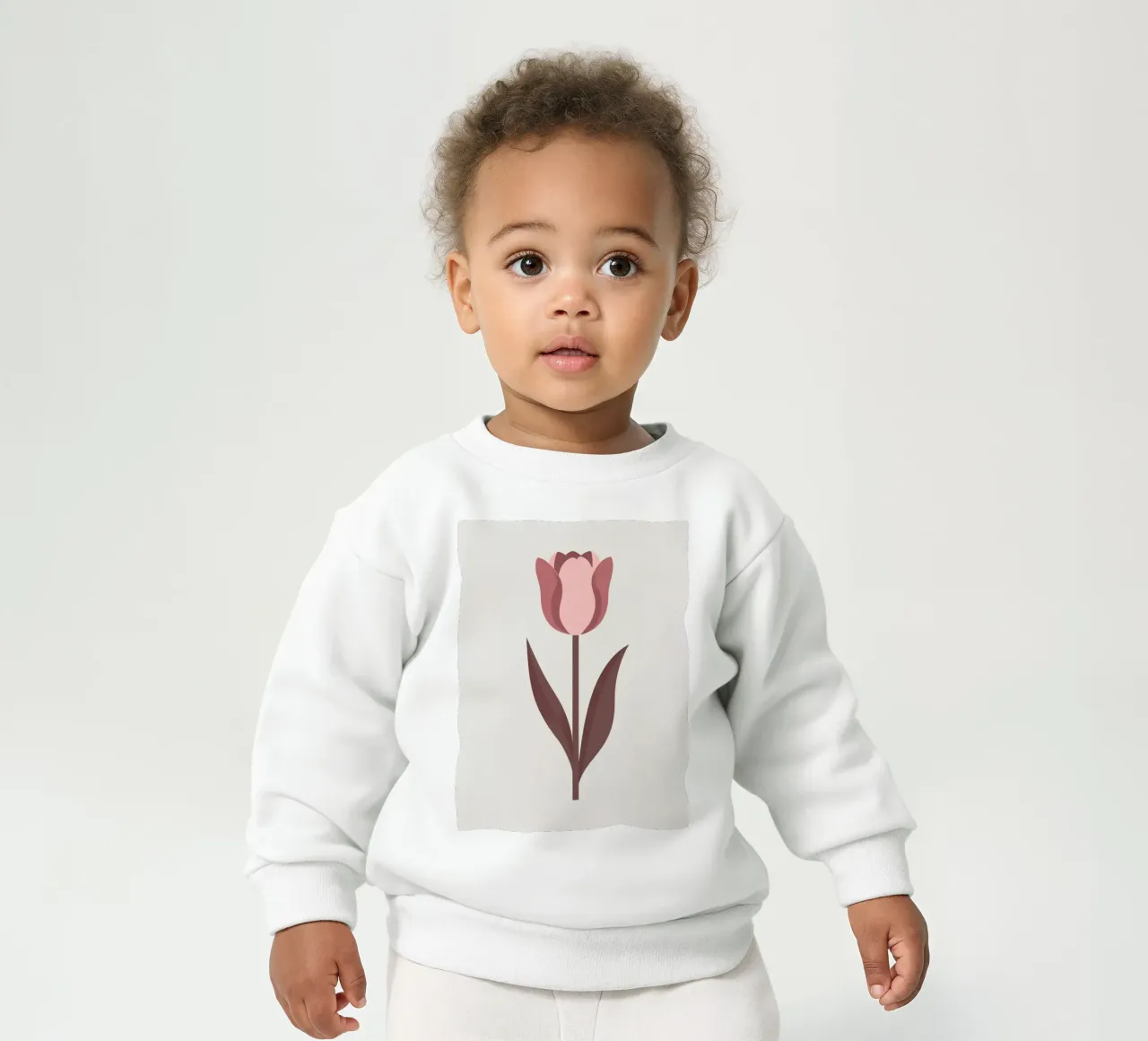 Tulipán simple sudadera de bebé de Botanical Gallery
