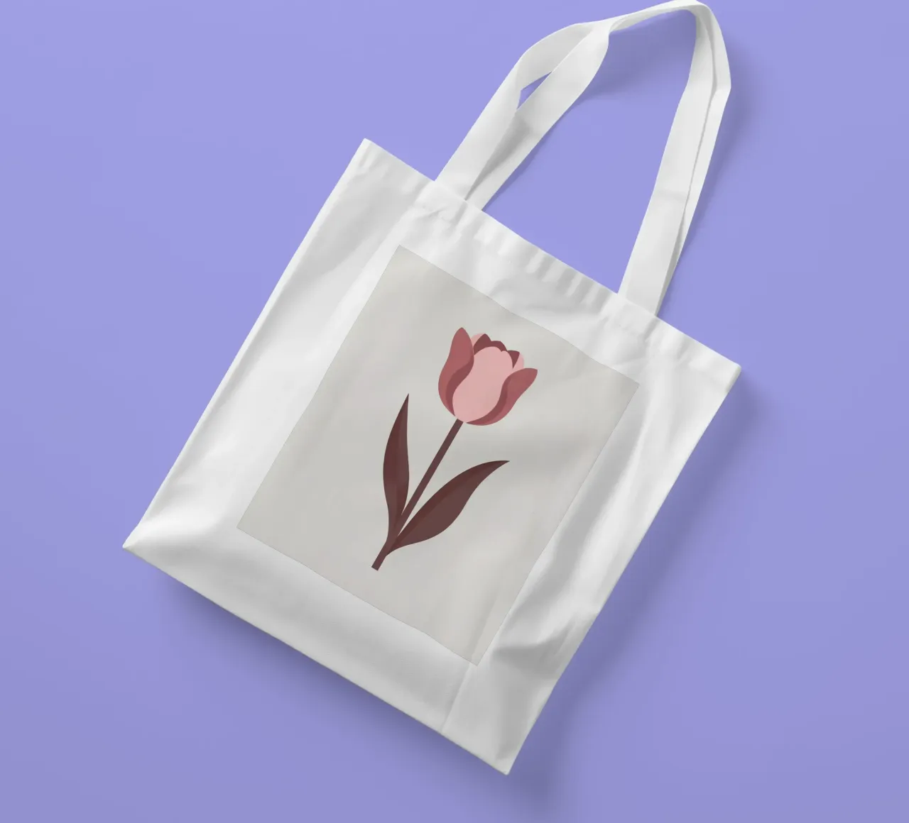 Tulipano semplice borsa in juta da Botanical Gallery