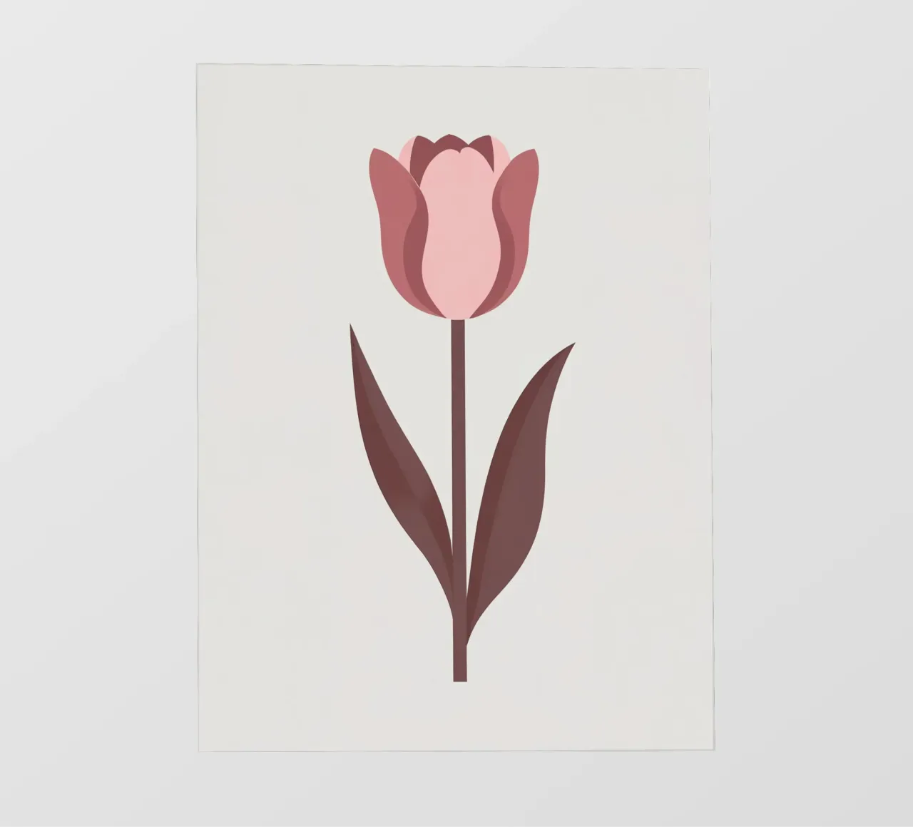 Tulipano semplice telo in pvc da Botanical Gallery