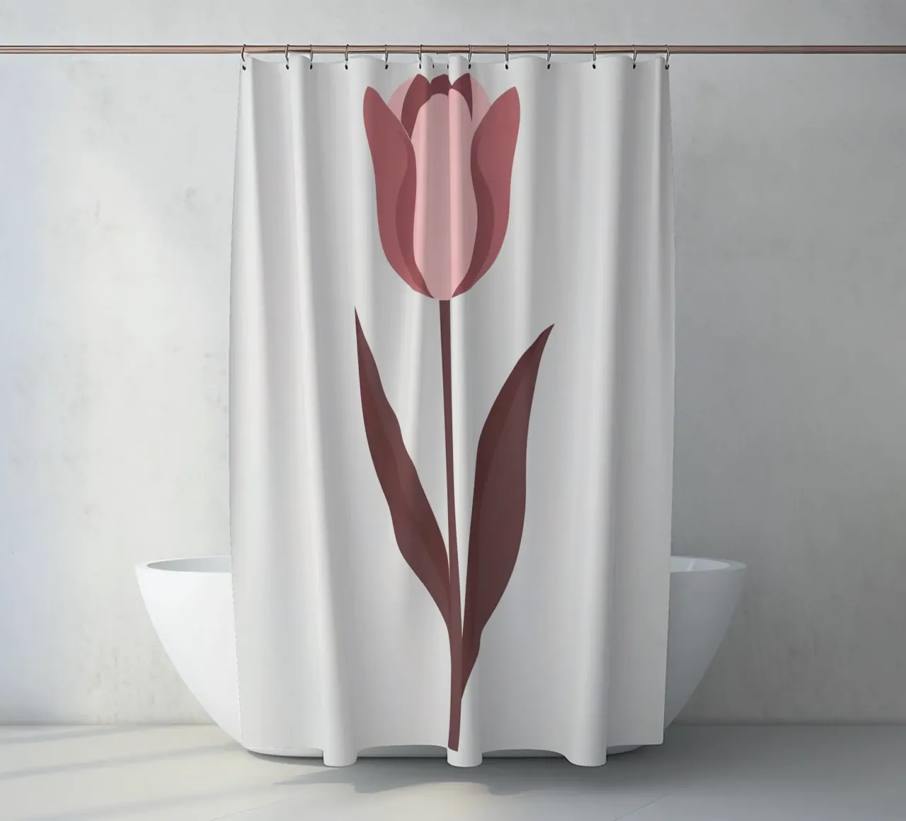 Tulipano semplice tenda da doccia da Botanical Gallery