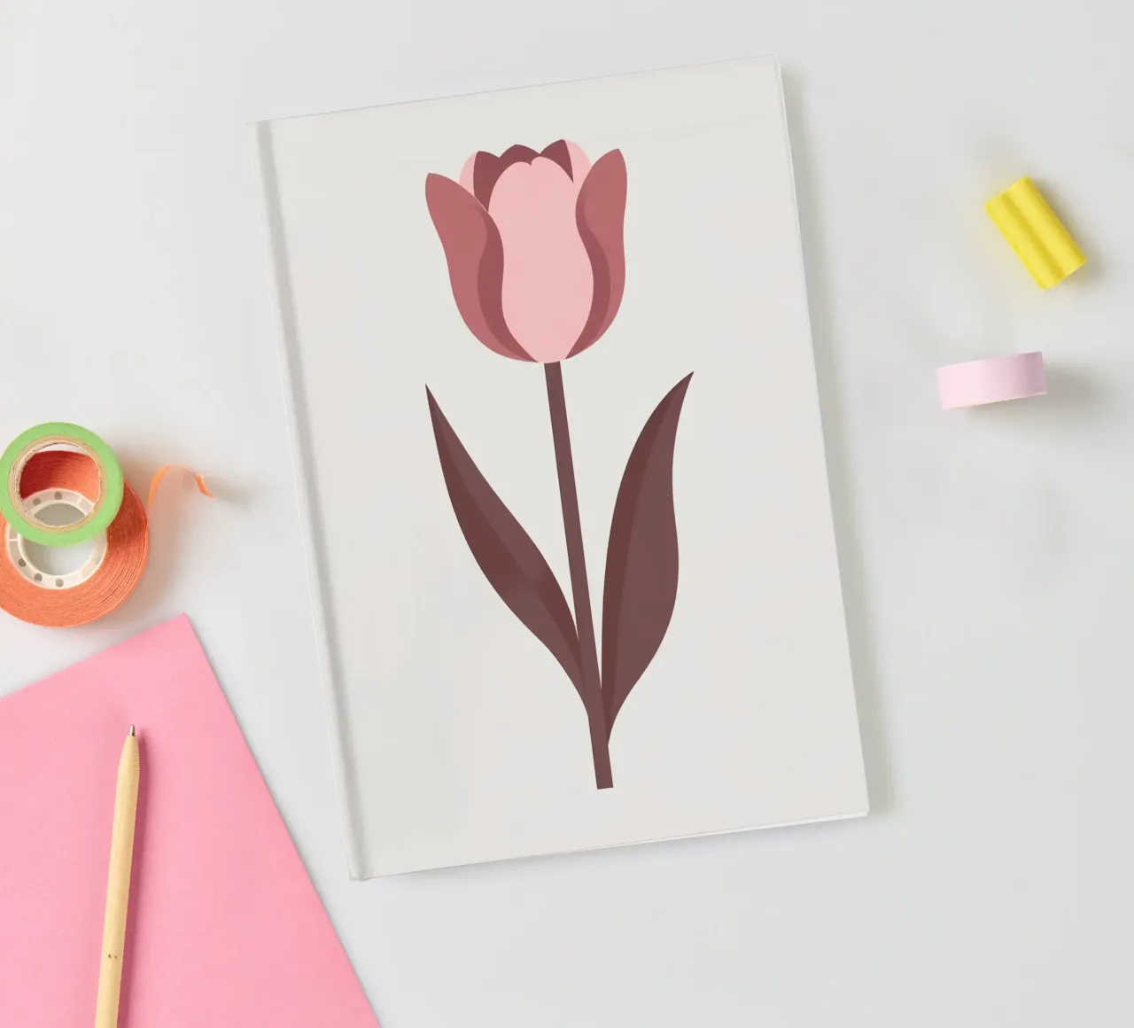 Tulipano semplice diario da Botanical Gallery
