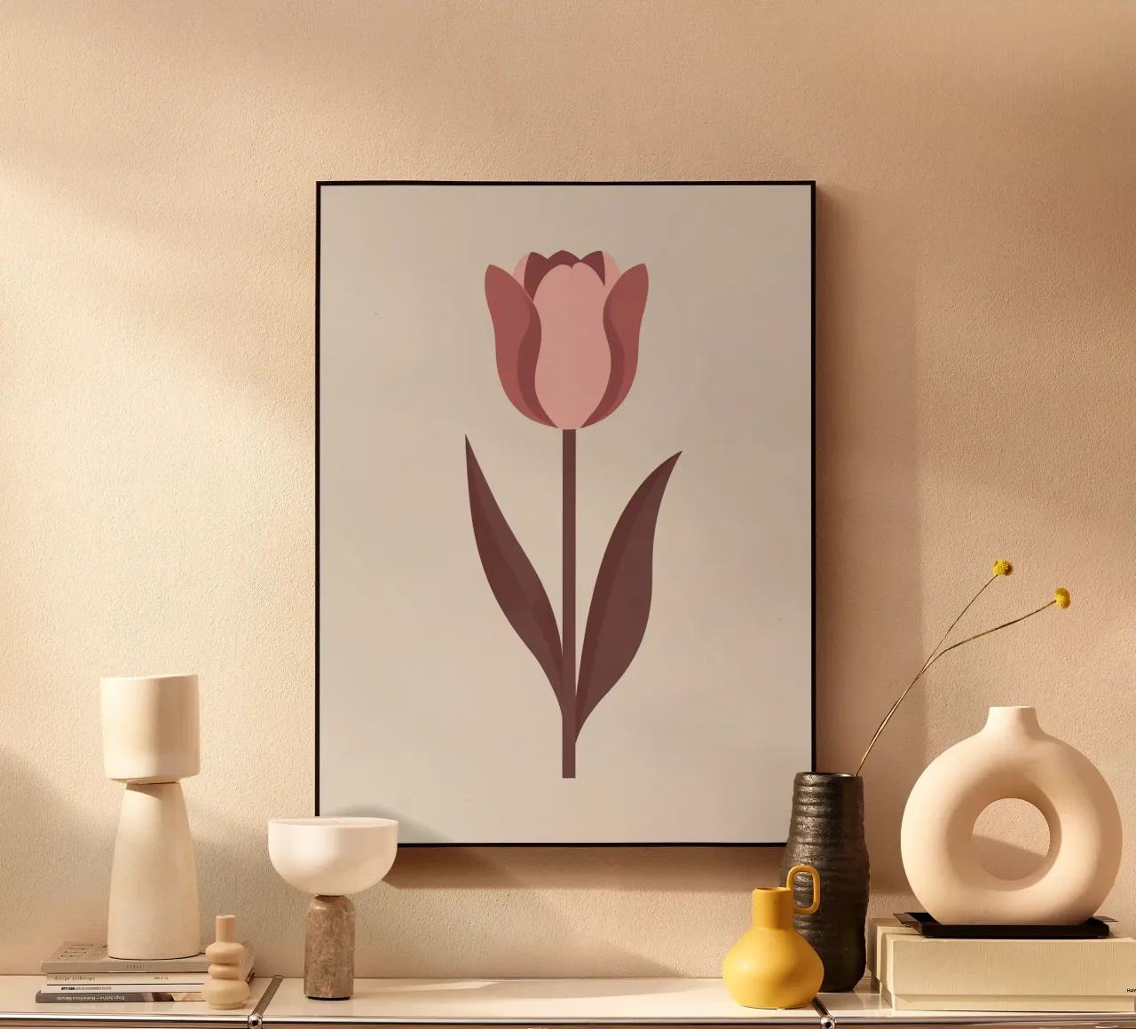 Tulipano semplice alluminio dibond da Botanical Gallery