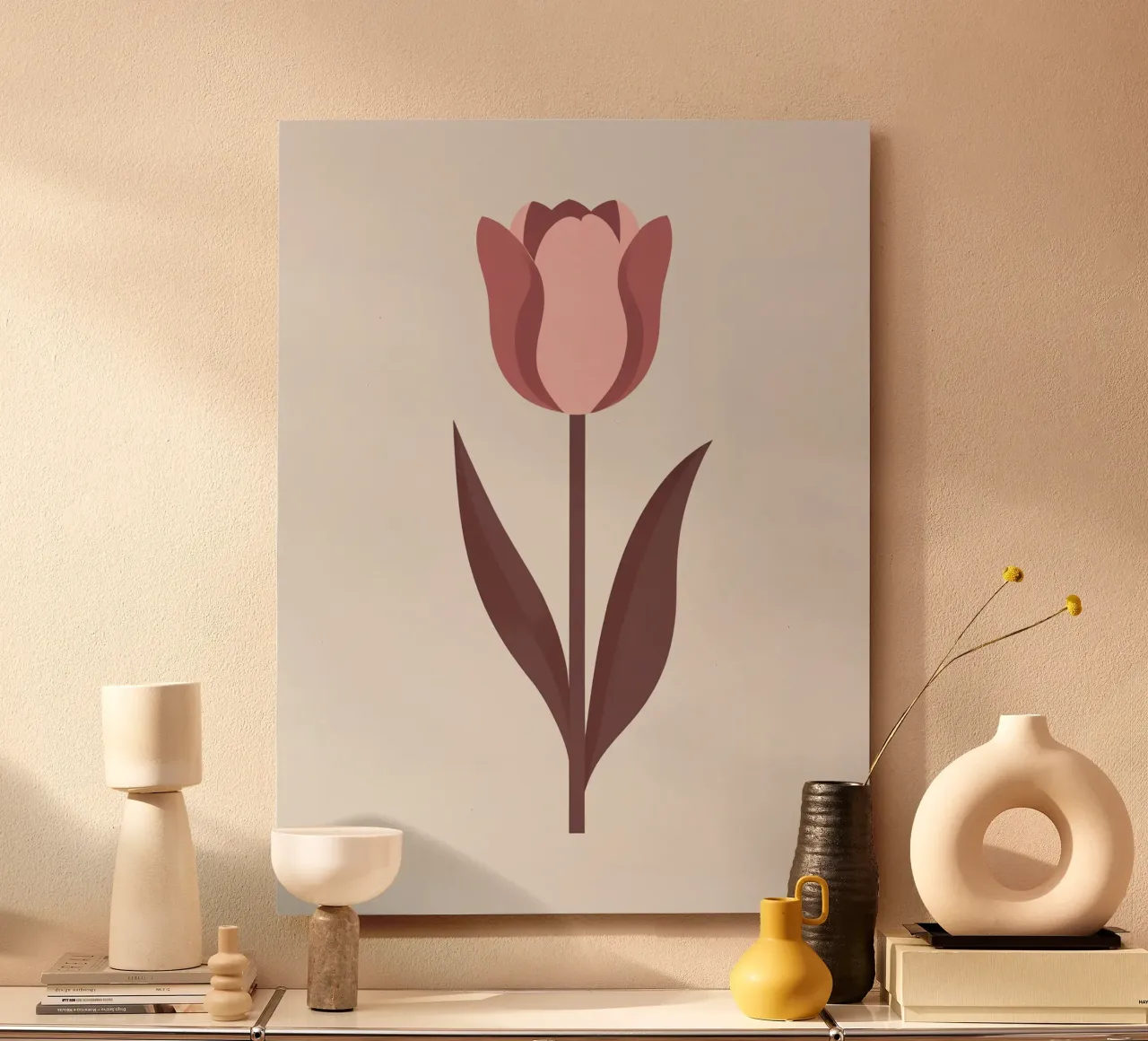 Tulipano semplice alluminio dibond da Botanical Gallery