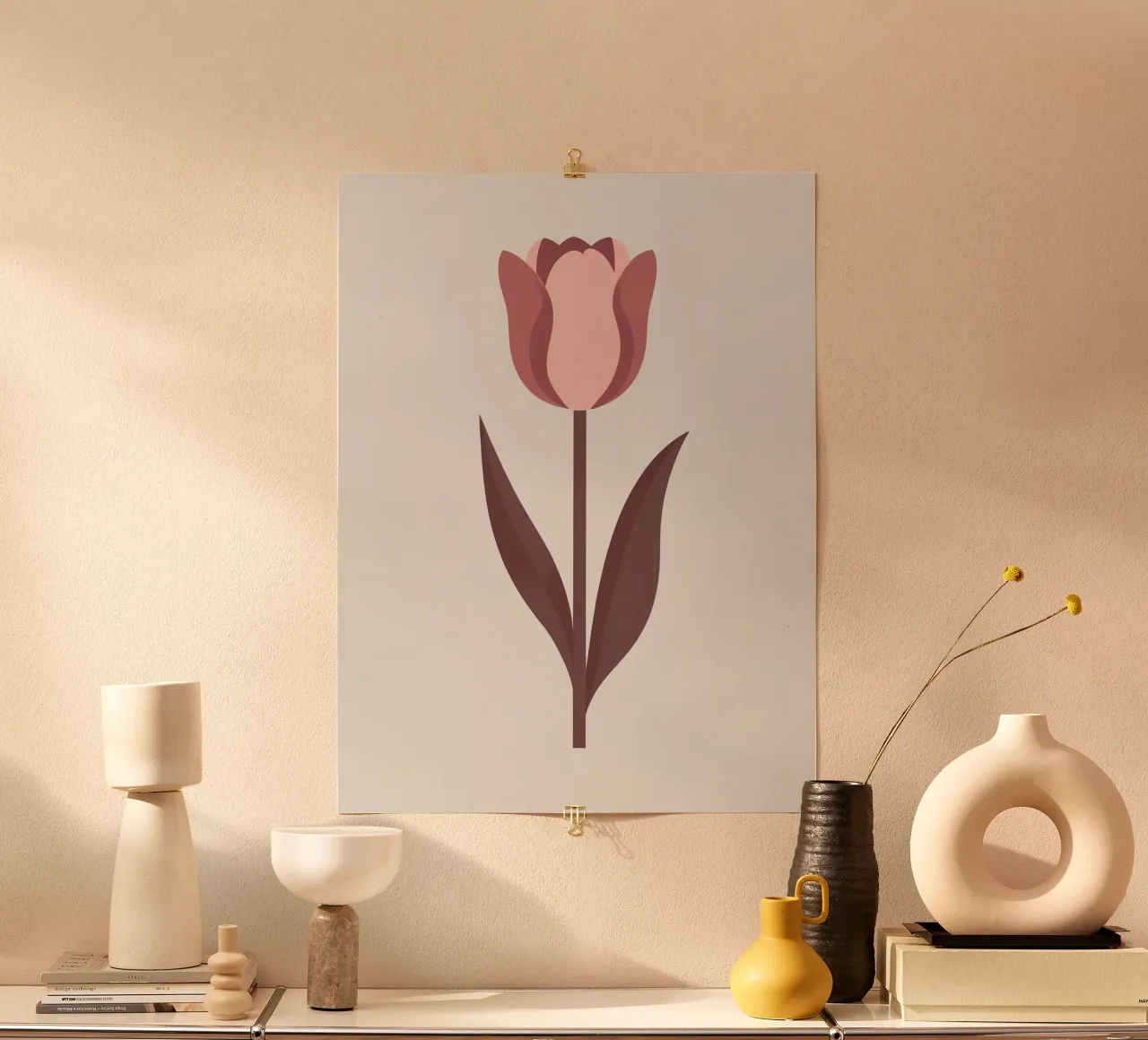 Tulipano semplice carta hahnemühle da Botanical Gallery
