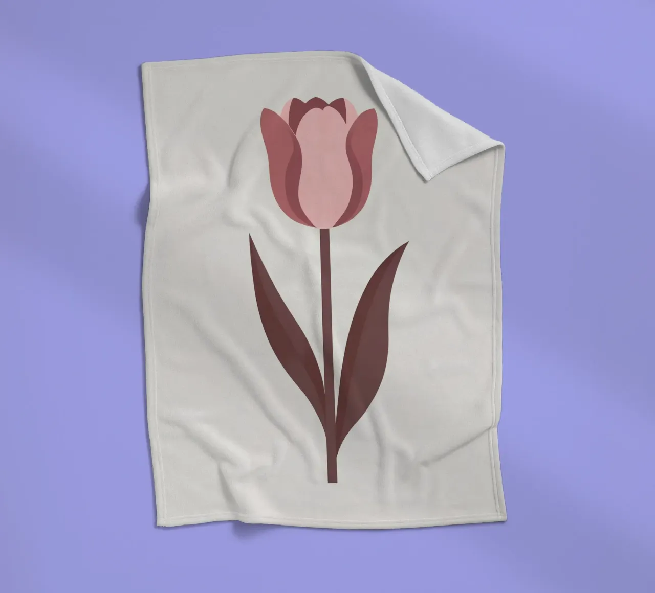 Tulipano semplice coperta in pile da Botanical Gallery