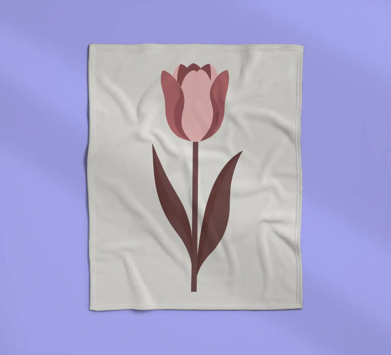 Tulipano semplice coperta in pile da Botanical Gallery