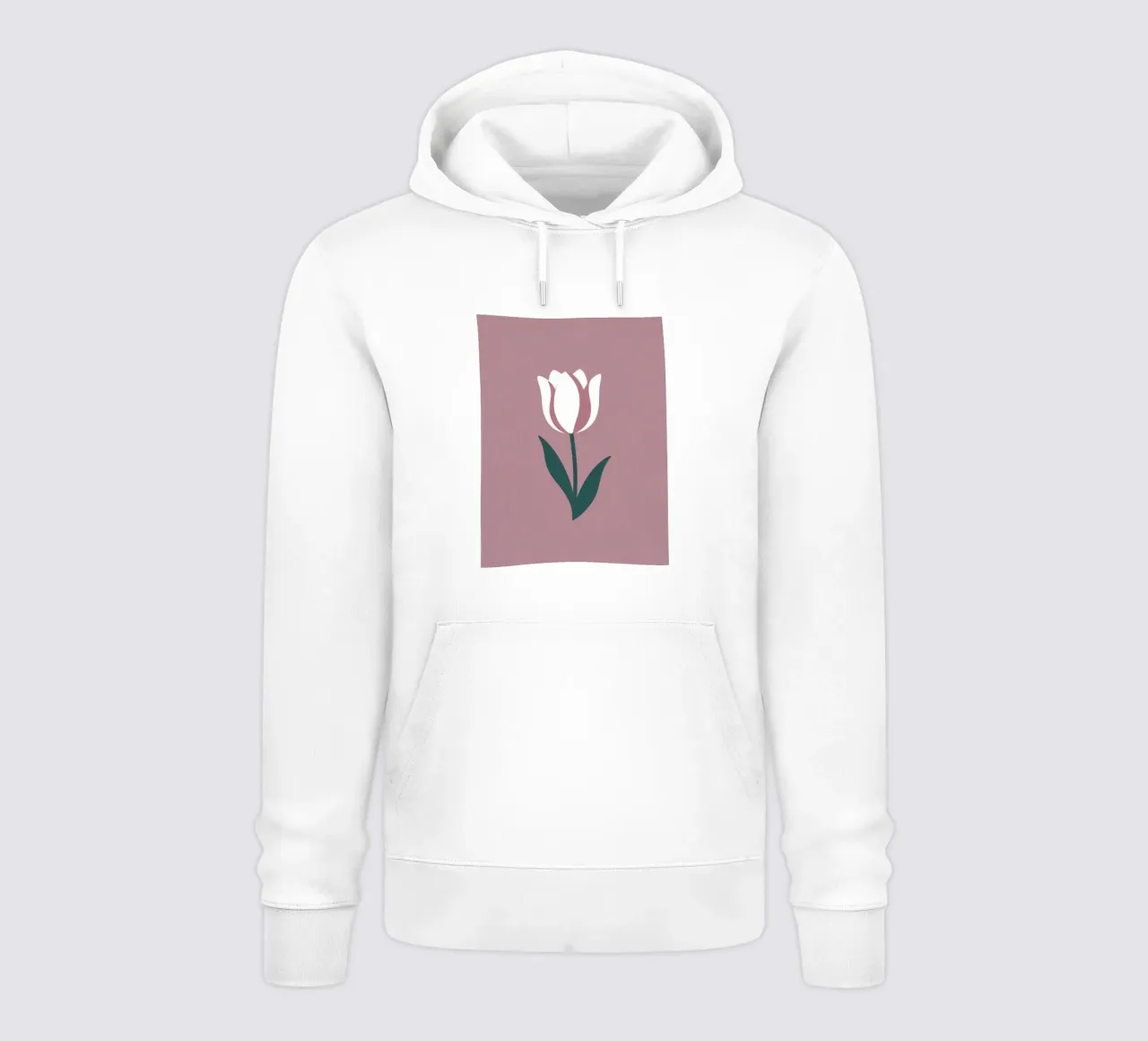 Tulipano semplice felpa con cappuccio da Botanical Gallery