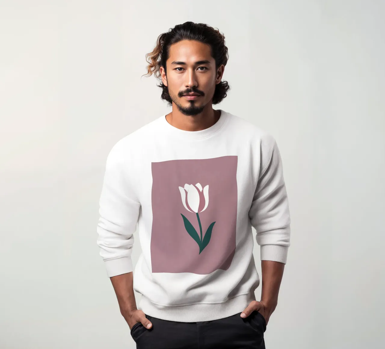 Tulipán simple sudadera de Botanical Gallery