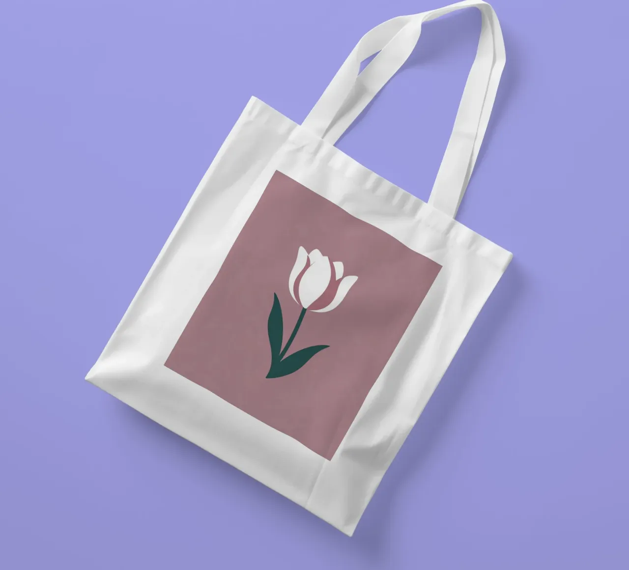 Tulipano semplice borsa in juta da Botanical Gallery