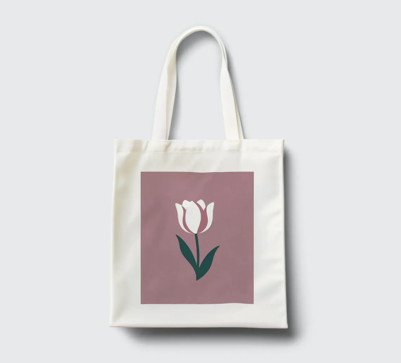 Tulipano semplice borsa in juta da Botanical Gallery