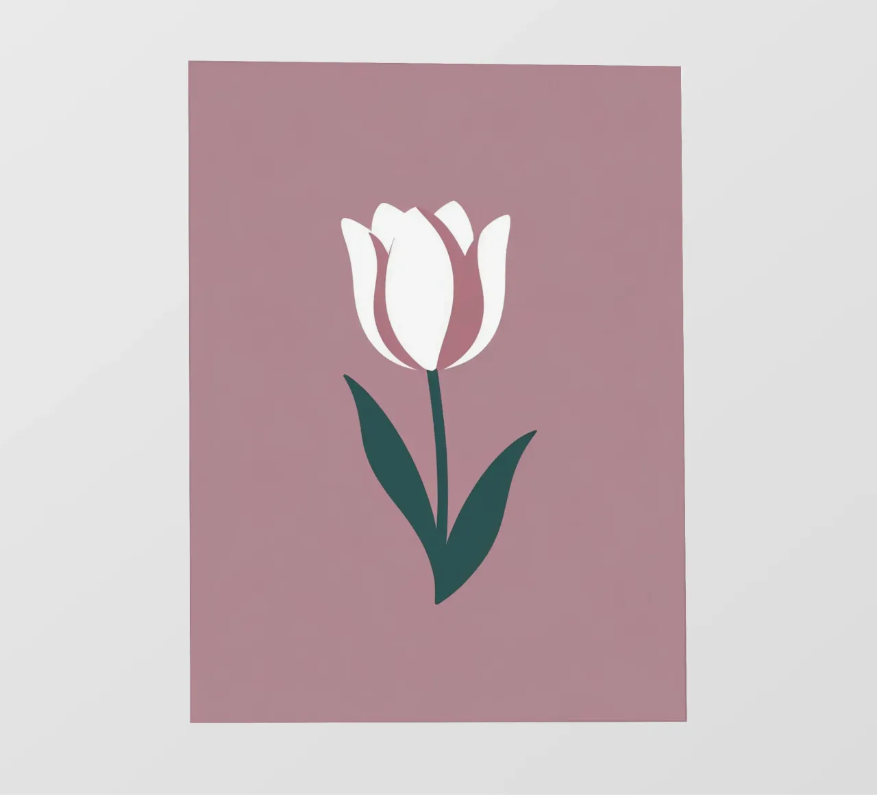 Tulipano semplice telo in pvc da Botanical Gallery