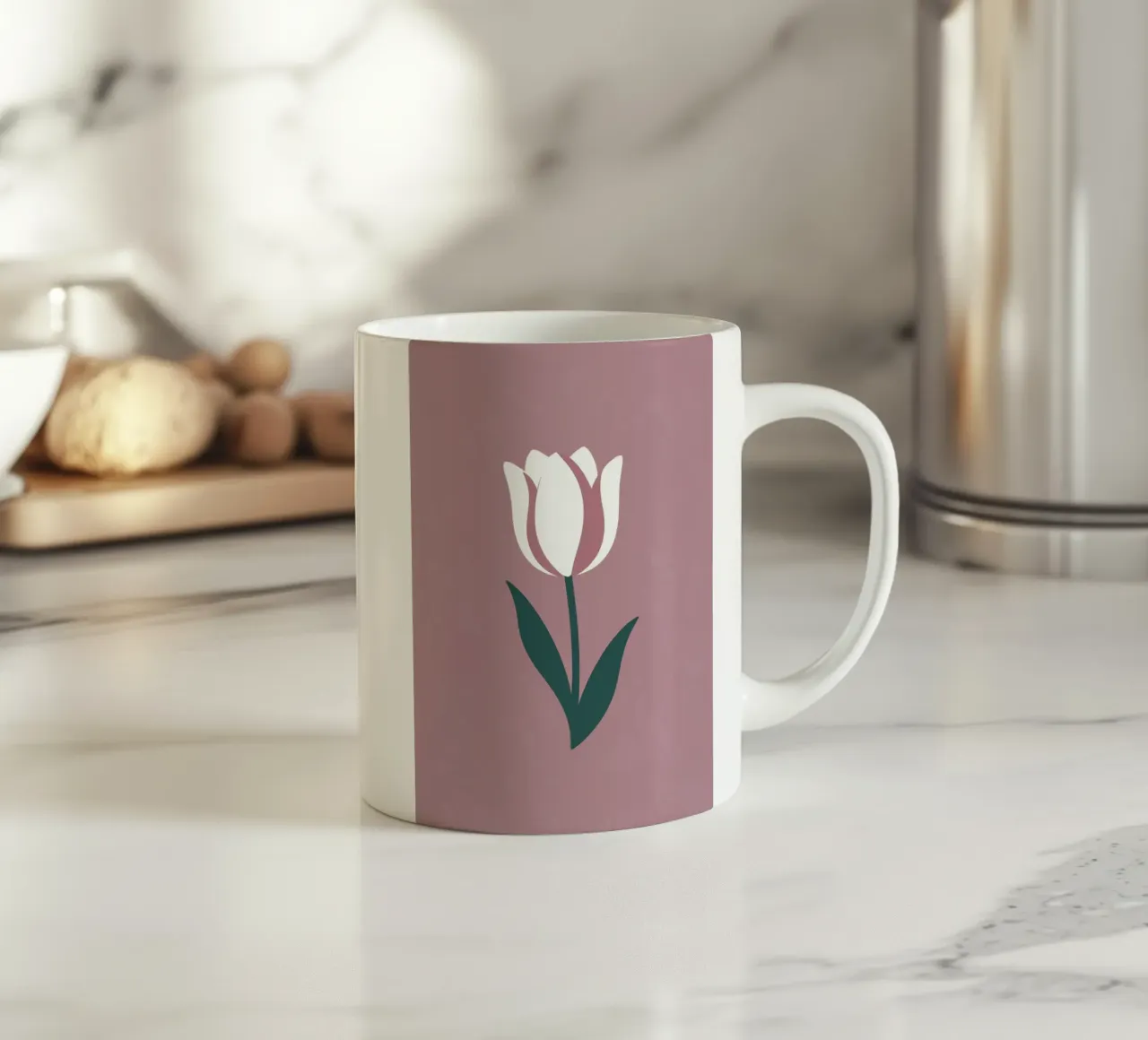 Tulipano semplice tazza in ceramica da Botanical Gallery