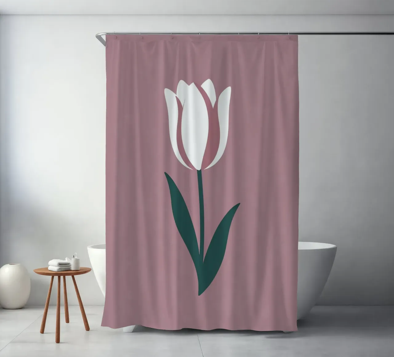 Tulipano semplice tenda da doccia da Botanical Gallery