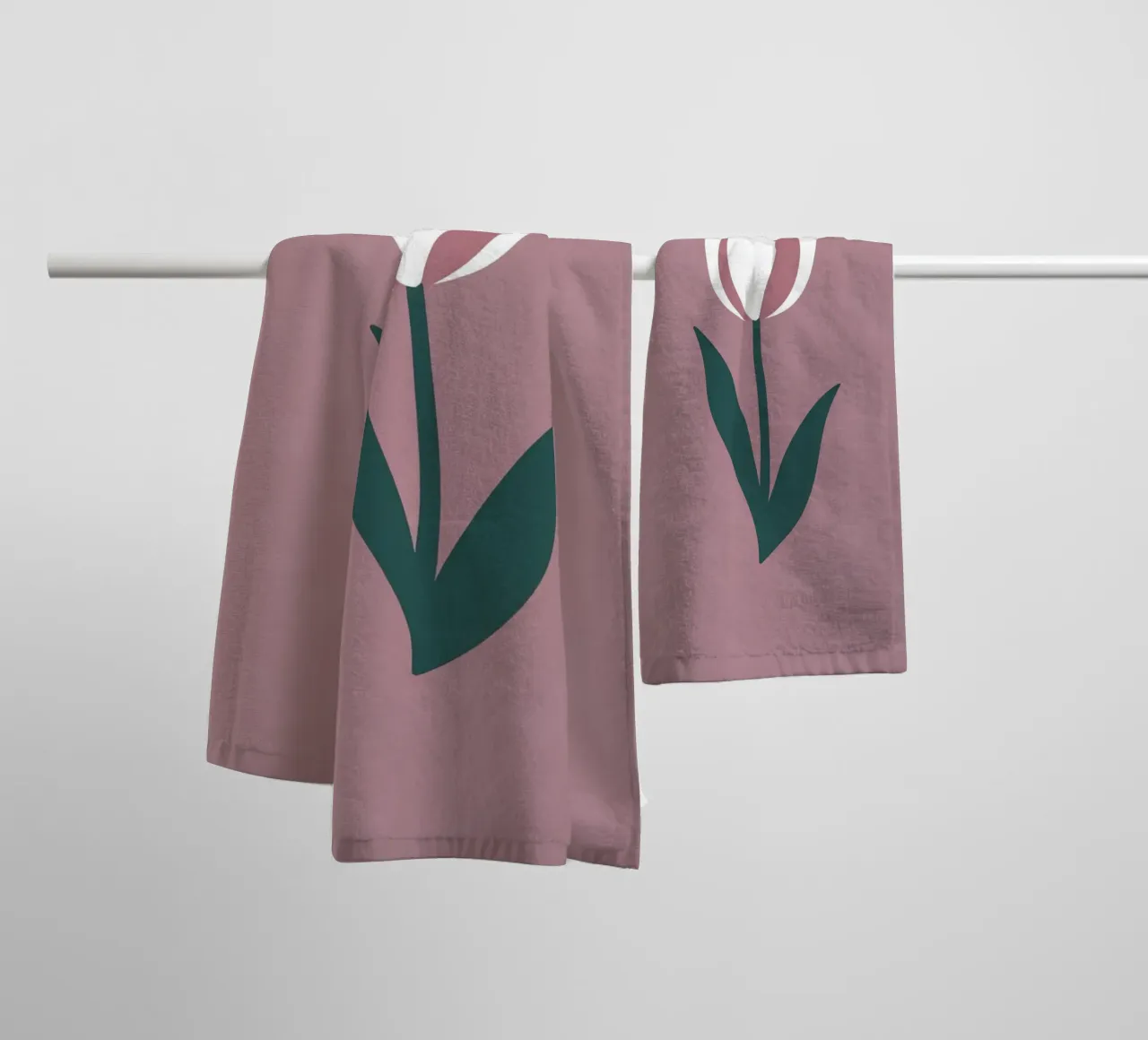 Tulipano semplice asciugamano da bagno da Botanical Gallery