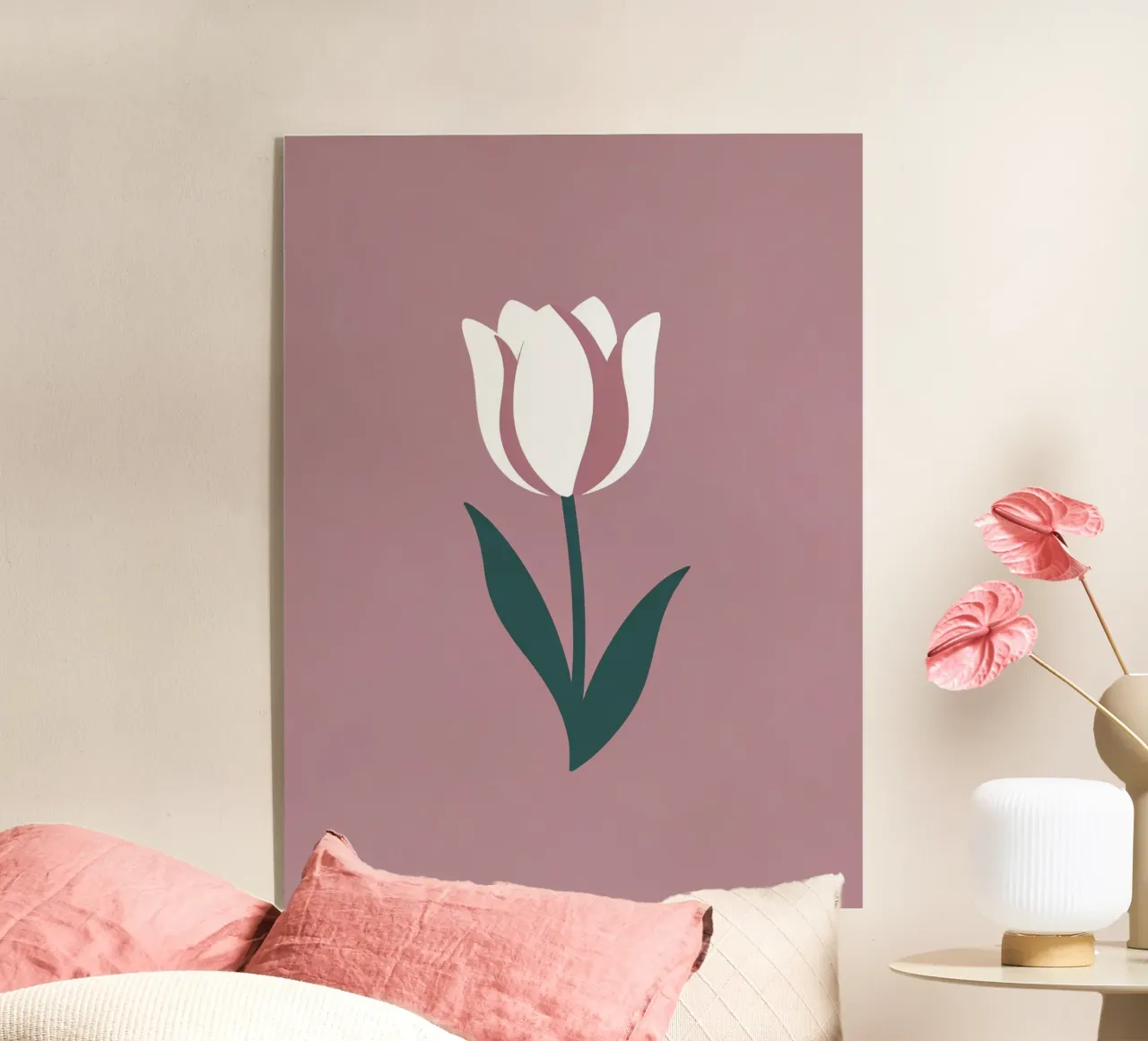 Tulipán simple metacrilato de Botanical Gallery