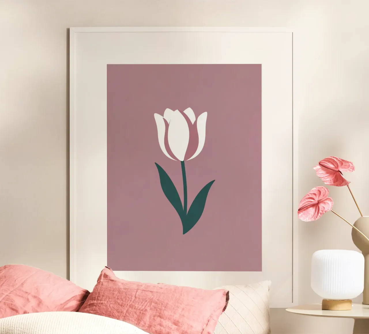 Tulipano semplice carta hahnemühle da Botanical Gallery