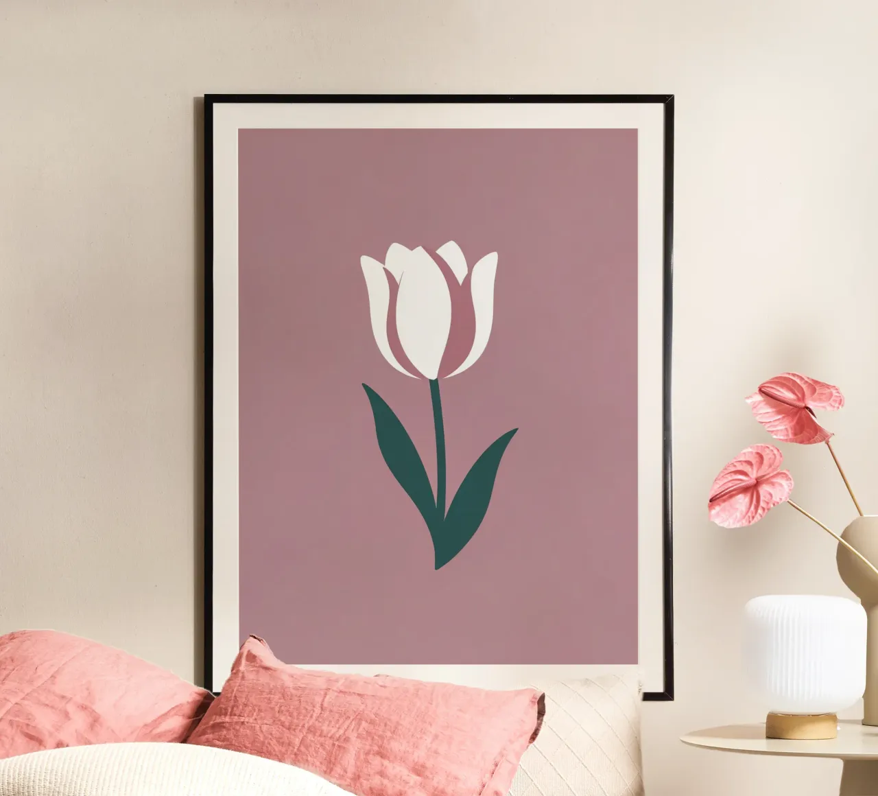 Tulipano semplice carta hahnemühle da Botanical Gallery