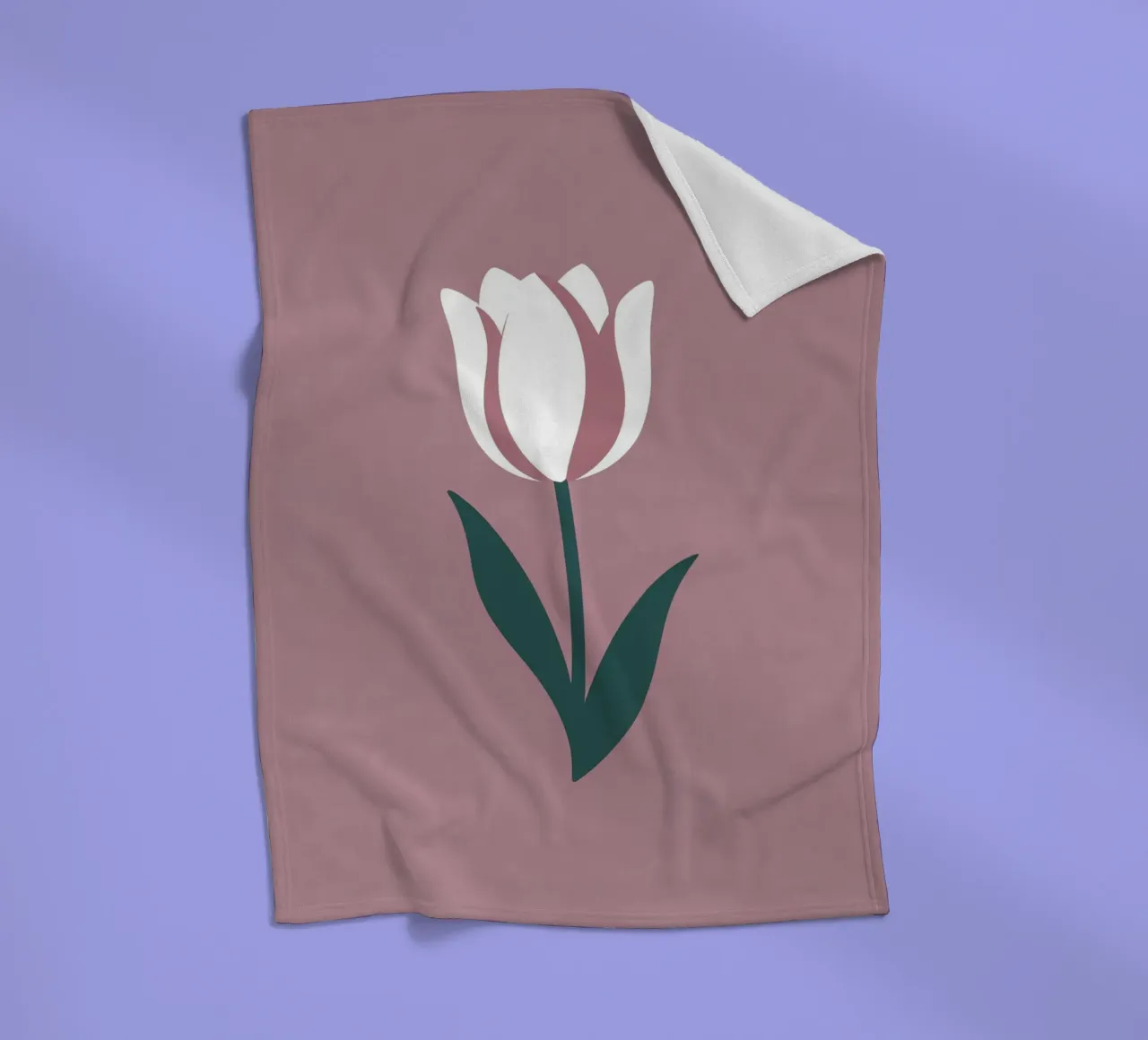 Tulipano semplice coperta in pile da Botanical Gallery