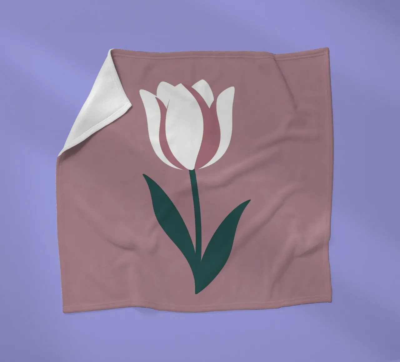 Tulipano semplice coperta in pile da Botanical Gallery