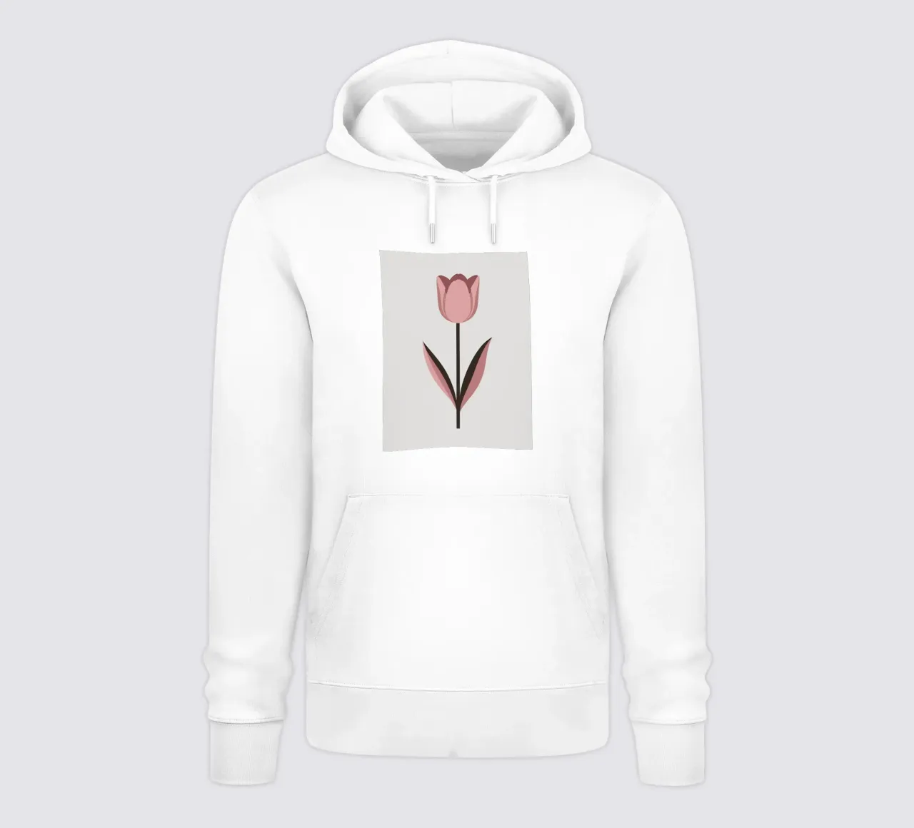 Tulipano semplice felpa con cappuccio da Botanical Gallery