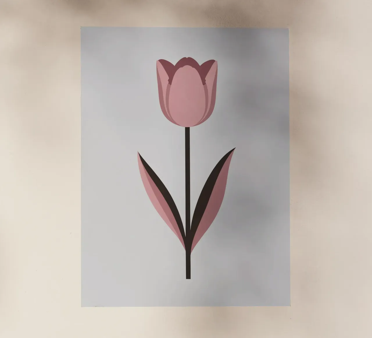 Tulipano semplice pellicola backlit da Botanical Gallery