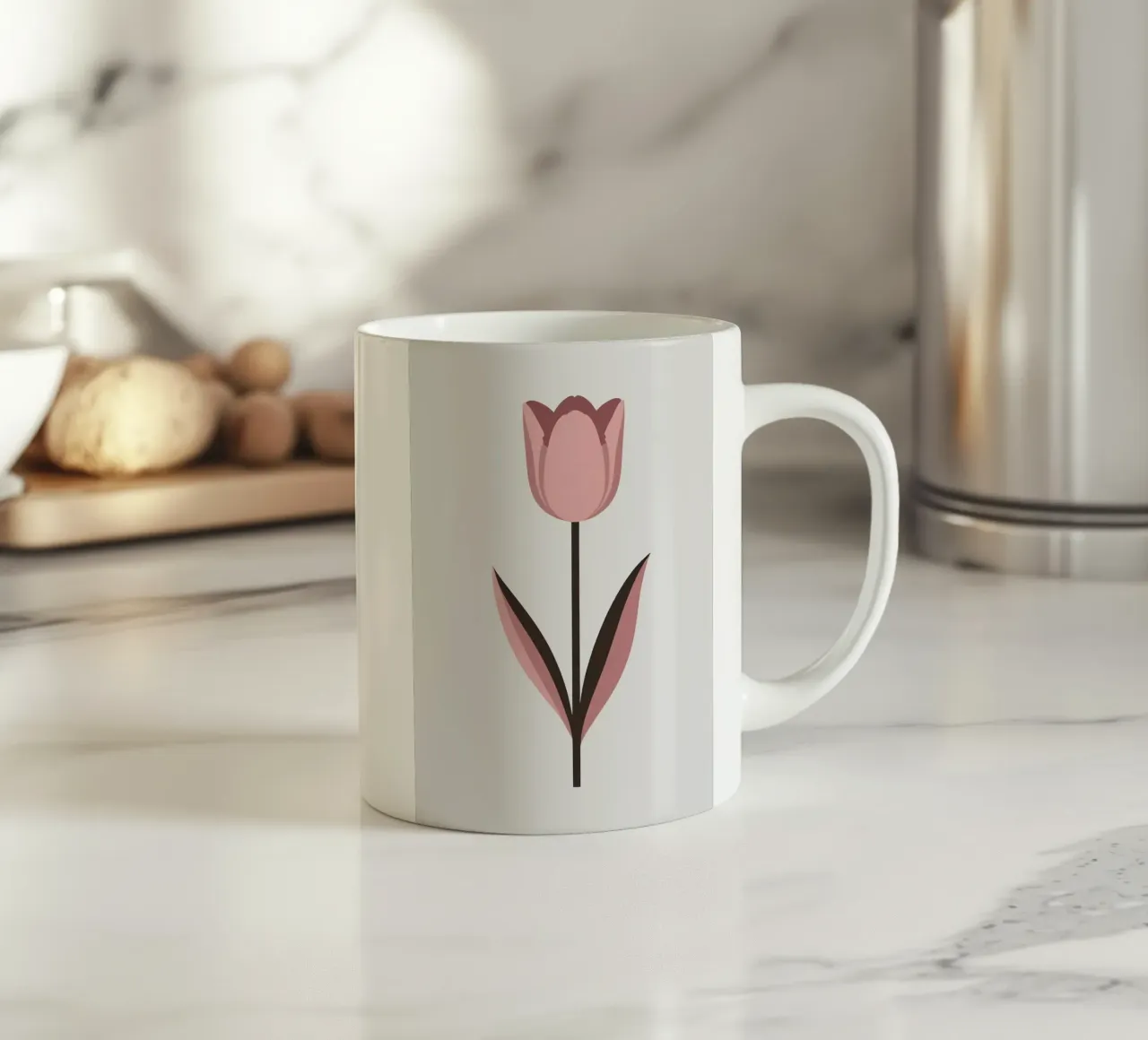 Tulipano semplice tazza in ceramica da Botanical Gallery