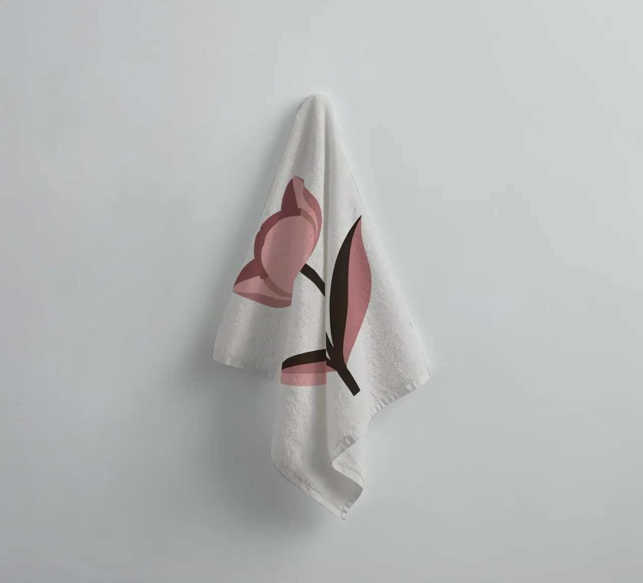 Tulipano semplice asciugamano da bagno da Botanical Gallery