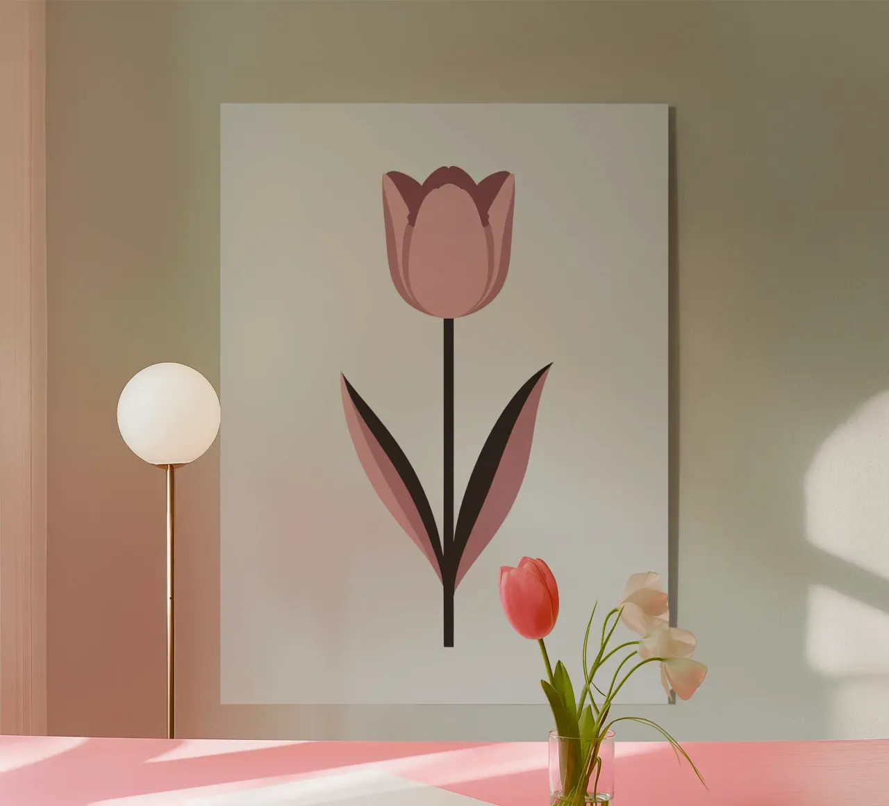 Tulipano semplice plexiglass da Botanical Gallery