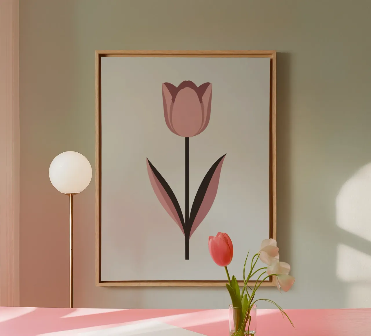 Tulipano semplice tela da Botanical Gallery