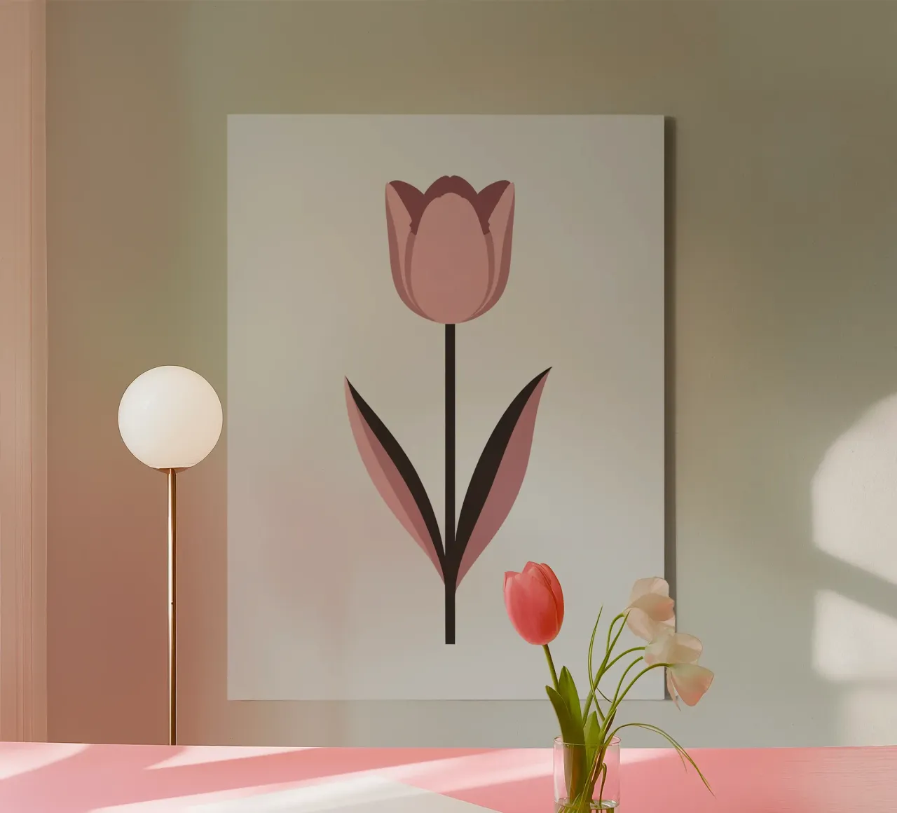 Tulipano semplice tela da Botanical Gallery