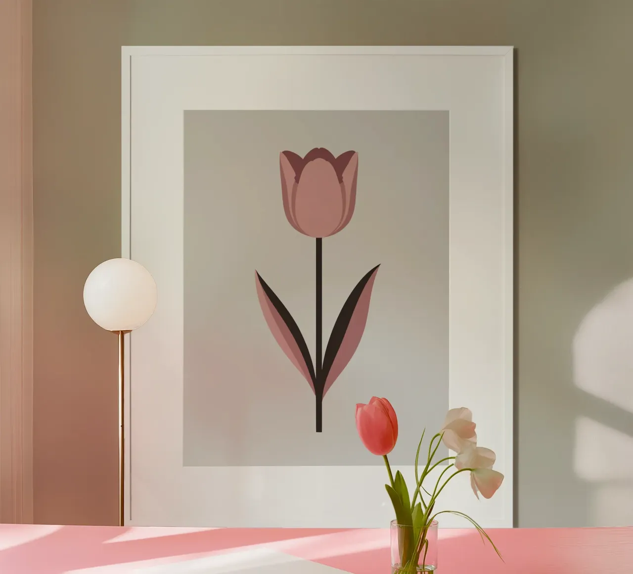 Tulipano semplice poster da Botanical Gallery