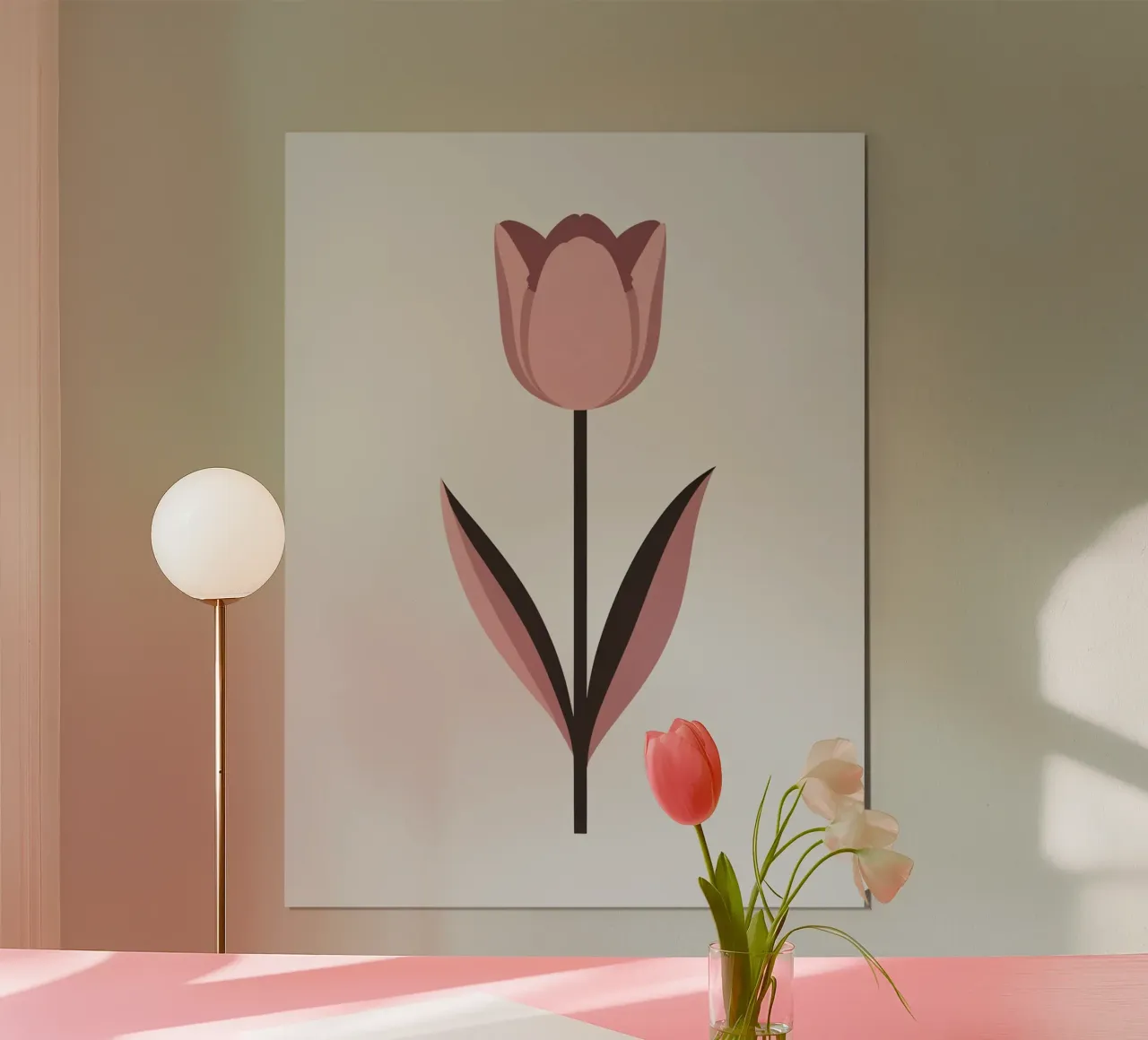 Tulipano semplice poster da Botanical Gallery