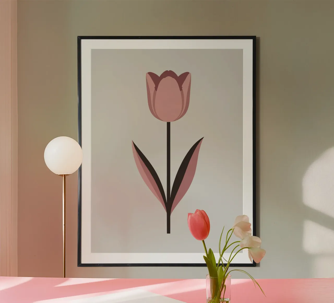 Tulipano semplice poster da Botanical Gallery