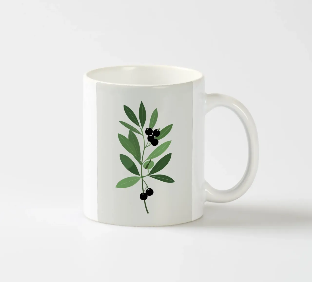 Un solo rametto tazza in ceramica da Botanical Gallery