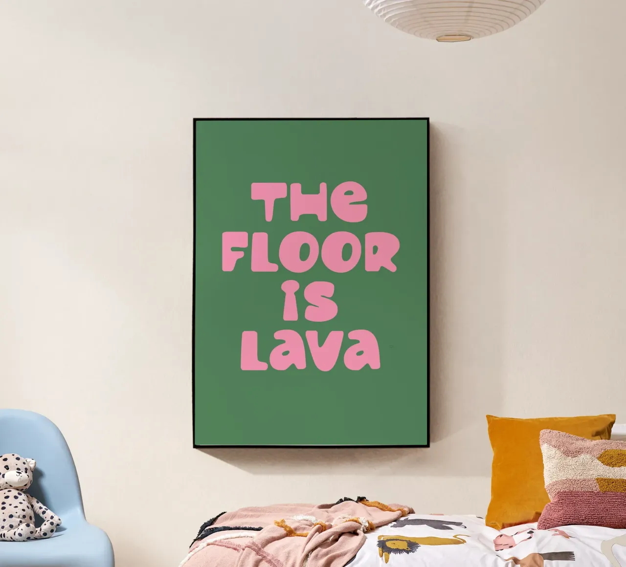 The Floor Is Lava plexiglass da EverLuvv Studio